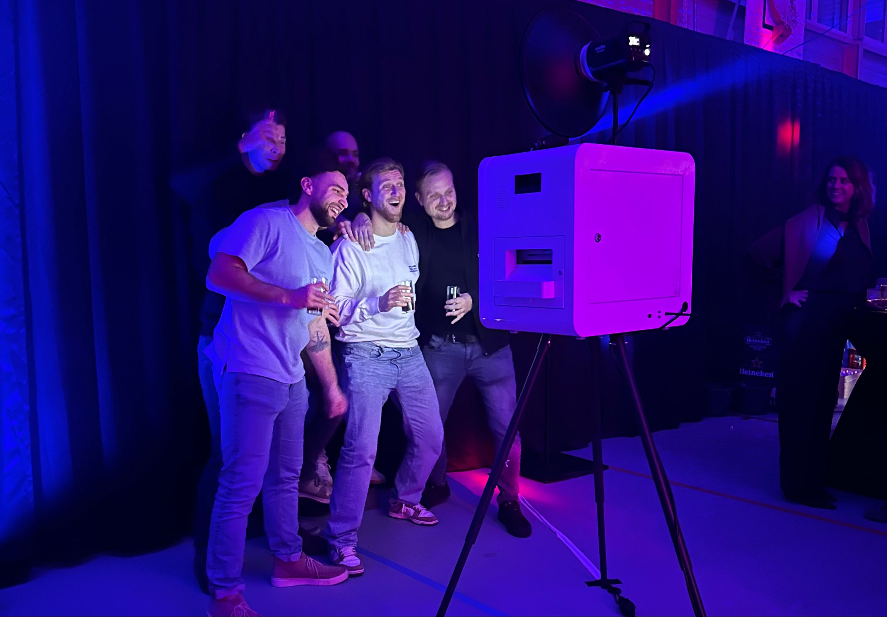 bedrijfsfeest photobooth verhuur fizzbooth